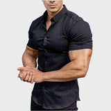 Ricardo - Lühikeste Varrukatega Slim Särk