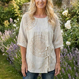 Adeele | Blouse Décontractée Vintage