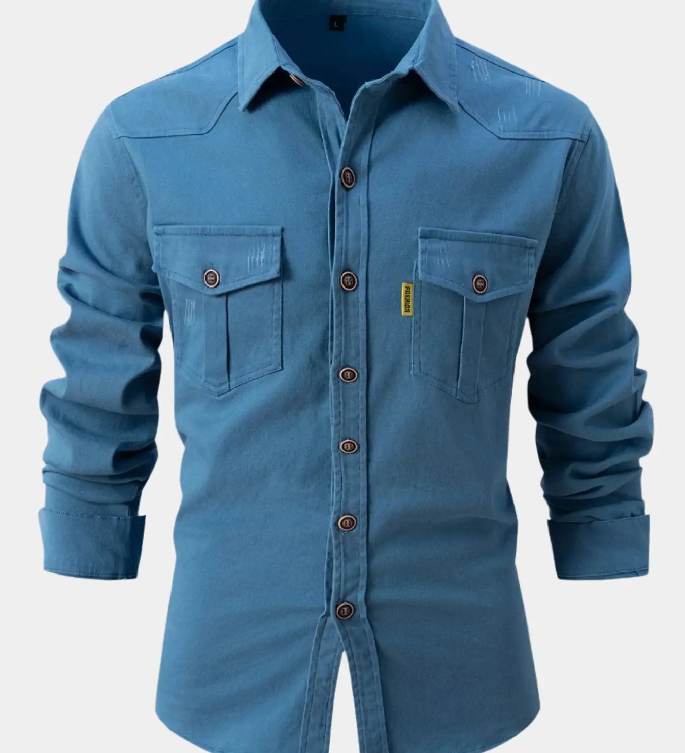 Denim Segakanga Särk - Nööpidega