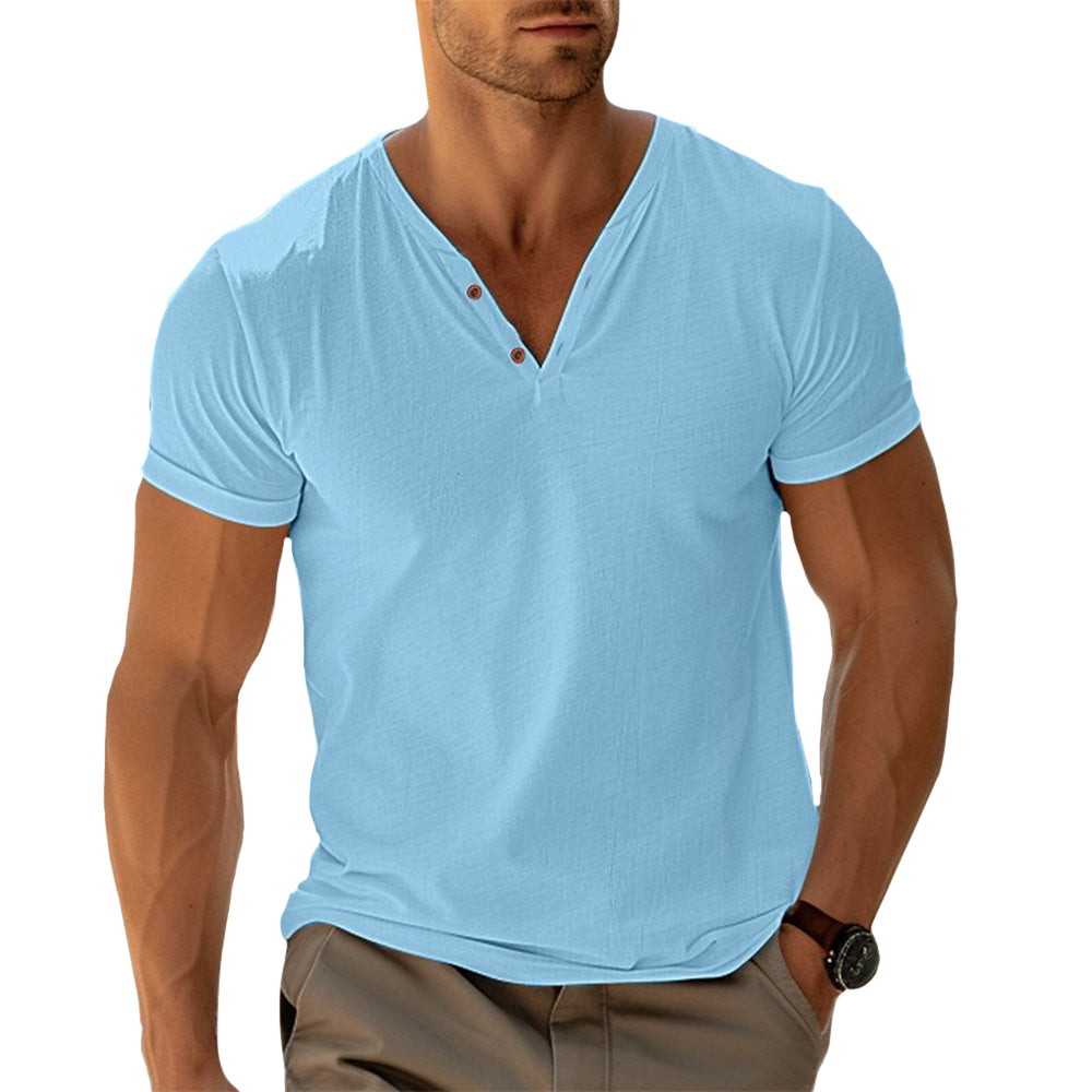 Henley Särk - Slim Fit Liikumine