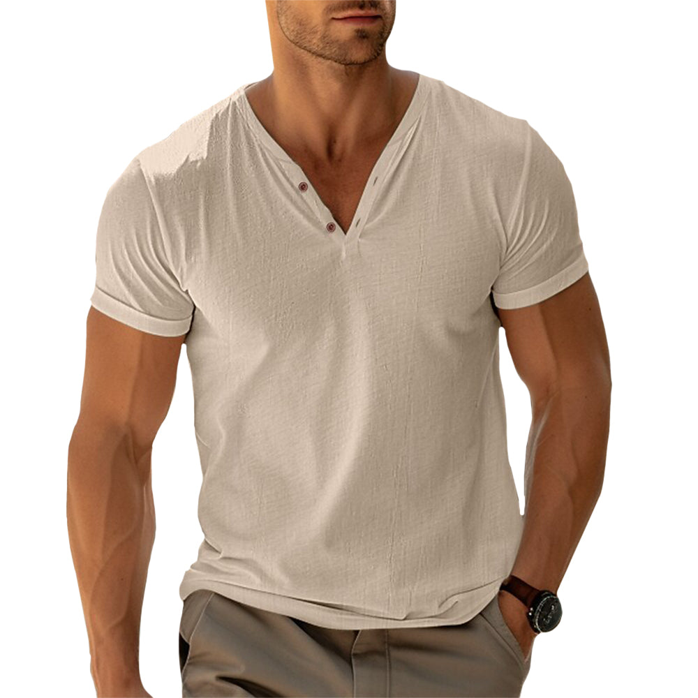 Henley Särk - Slim Fit Liikumine