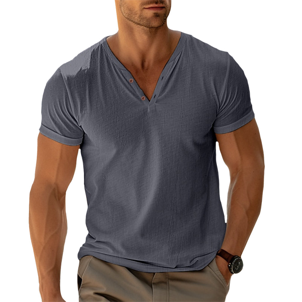 Henley Särk - Slim Fit Liikumine