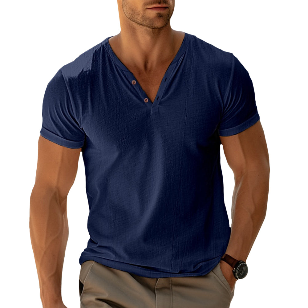 Henley Särk - Slim Fit Liikumine