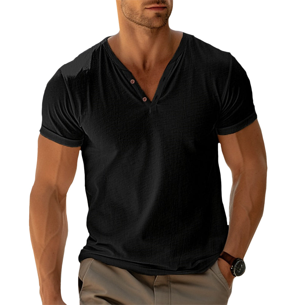 Henley Särk - Slim Fit Liikumine
