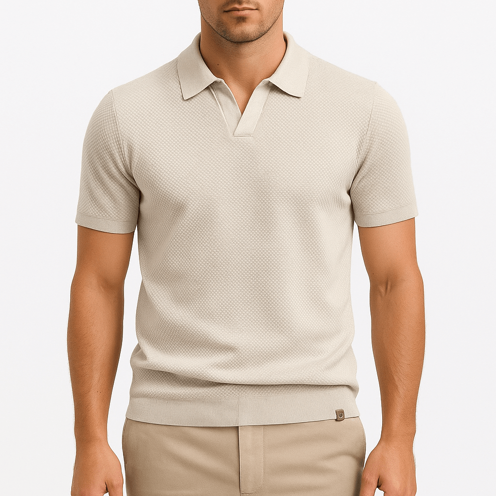 Polüestrist polo särk - tekstureeritud