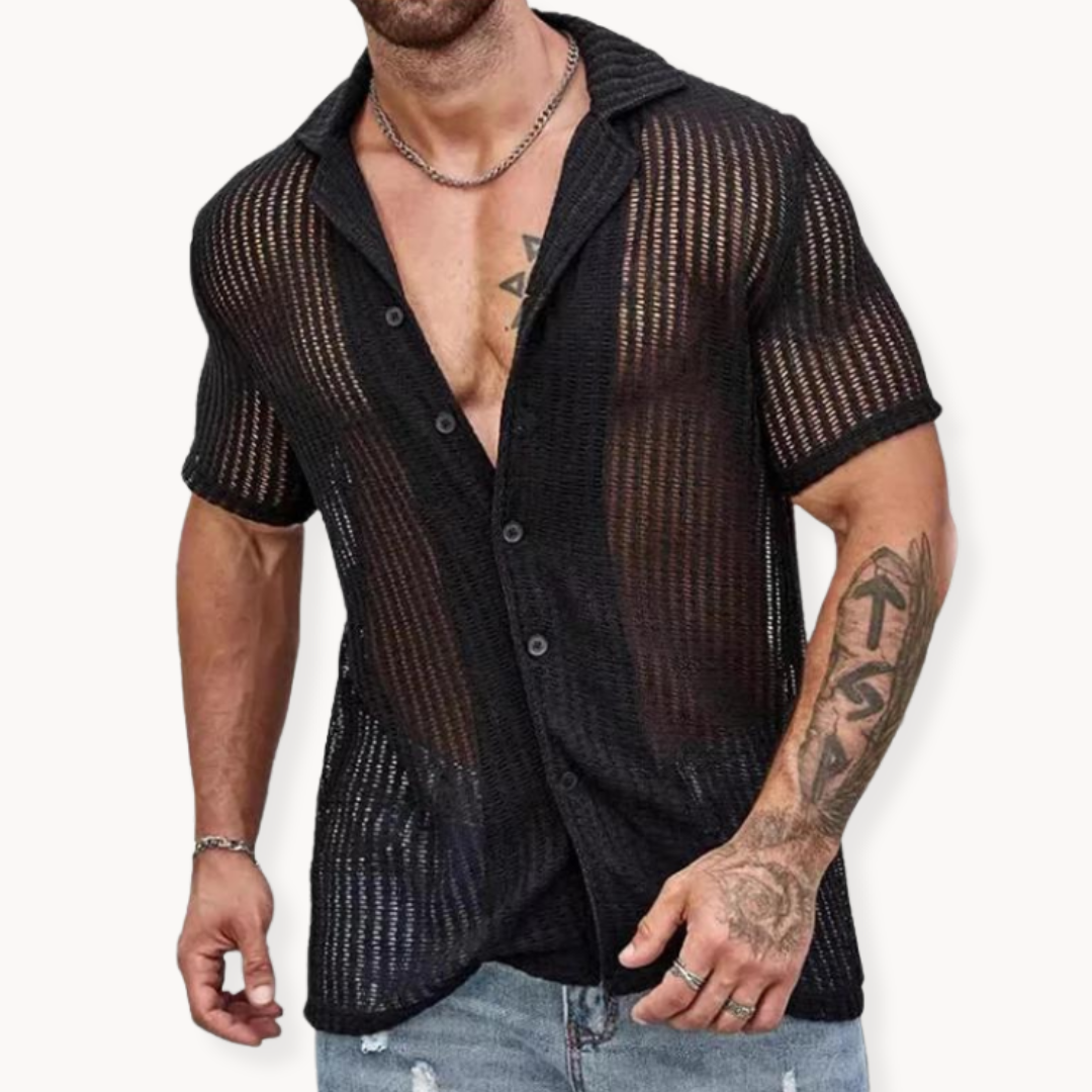 Lühikeste Varrukatega Särk - Õhuke Kootud