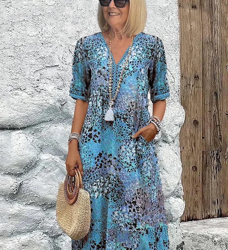 Lia - Naiste Midi Kleid