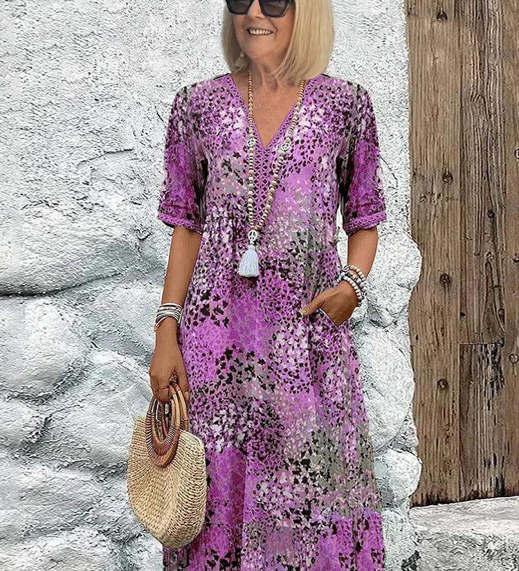 Lia - Naiste Midi Kleid