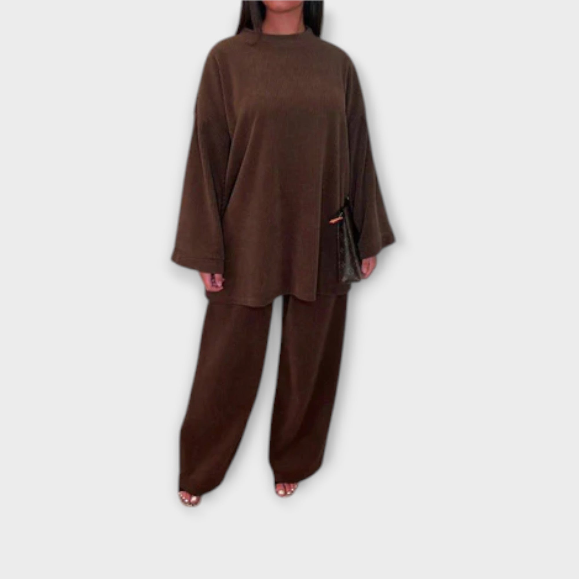 Ingrid - Plus Size Aknaga Komplekt