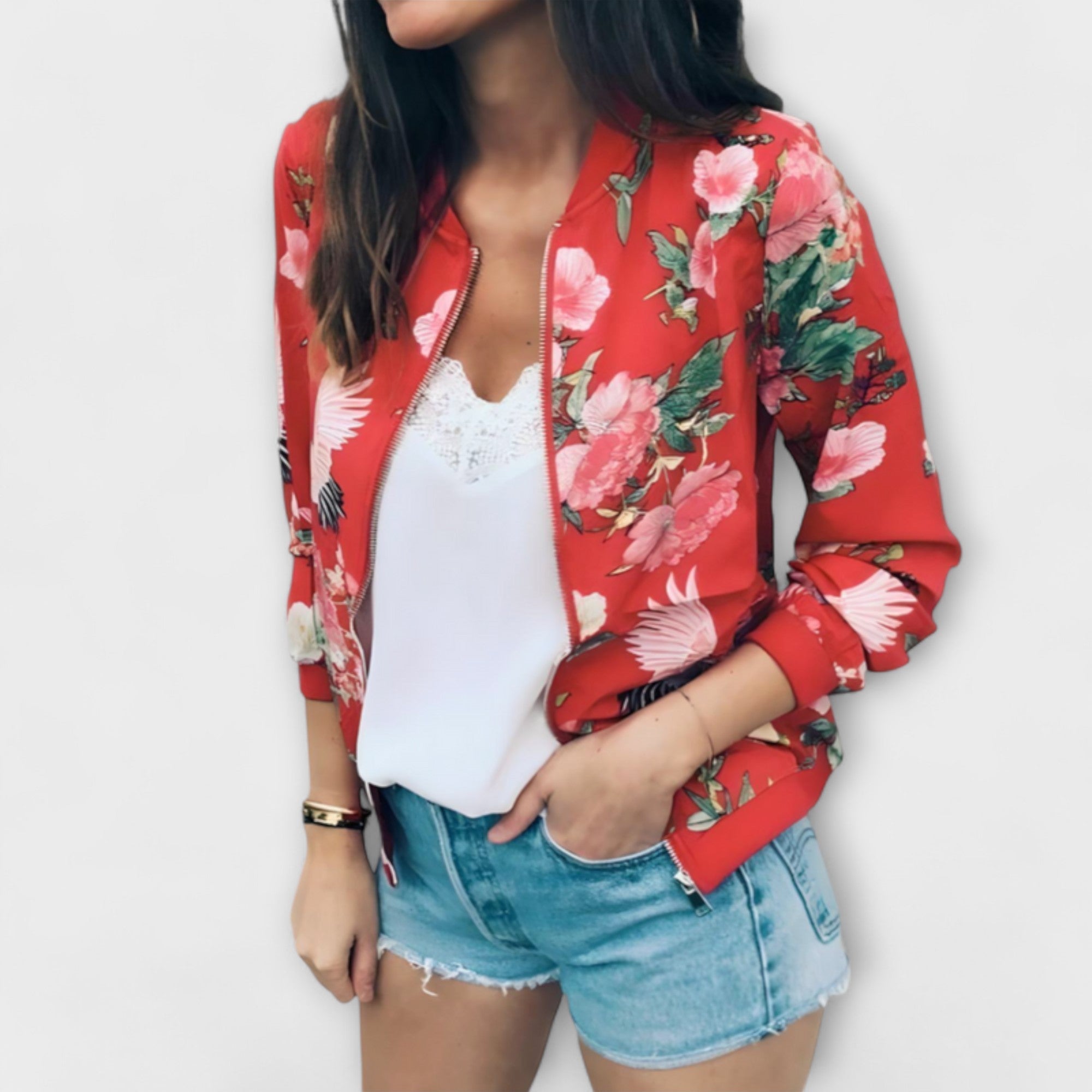 Andreia - Elegantne lilleline bomberjakk